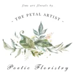 The Petal Artist wedding florist logo