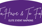 The logo for To Have and to Fold Wedding Rentals