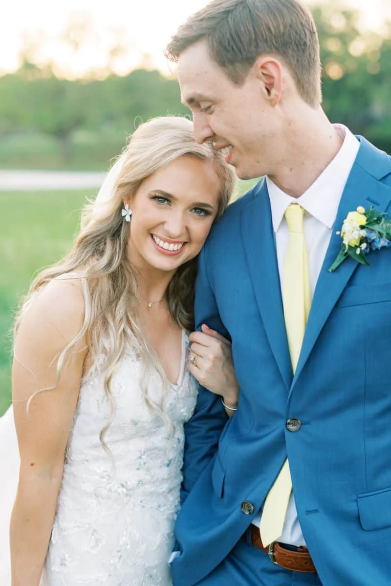 Jackson looking at Sara Kathryn as she smiles at the camera