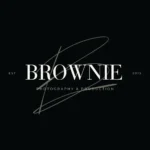 The logo for Brownie Photography Wedding Photographer and Wedding Videographer