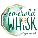 The Emerald Whisk Studio Wedding Cakes logo