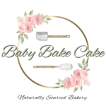 The logo for Baby Bake Cake wedding cakes and sweets professional