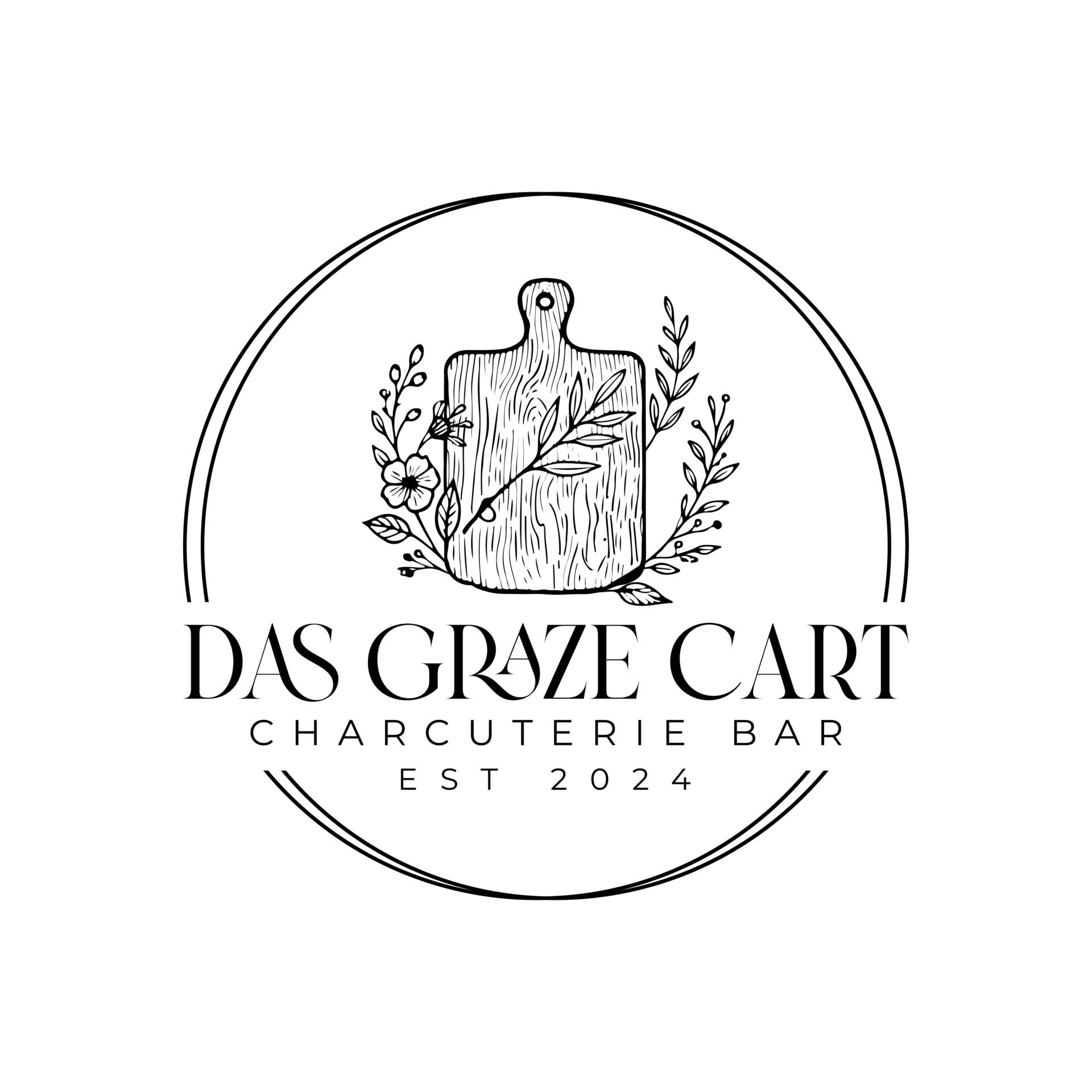 The logo for Das Graze Cart, wedding charcuterie bar